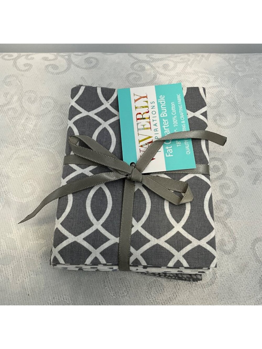 Waverly Inspirations Fat Quarter Bundle Steel Gray 100% Cotton Quilting & Craft